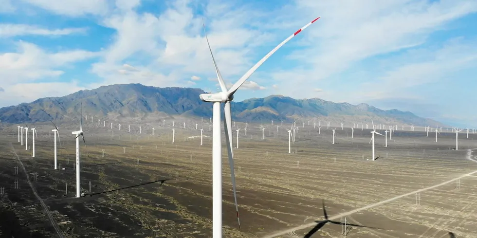 Goldwind 4.5MW turbines.