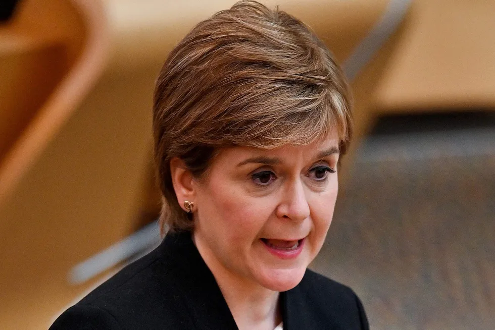 Letter: Scotland's First Minister Nicola Sturgeon has written to the UK government