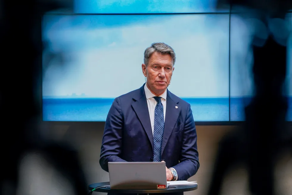 Clear messages: Norway Energy Minister Terje Aasland.