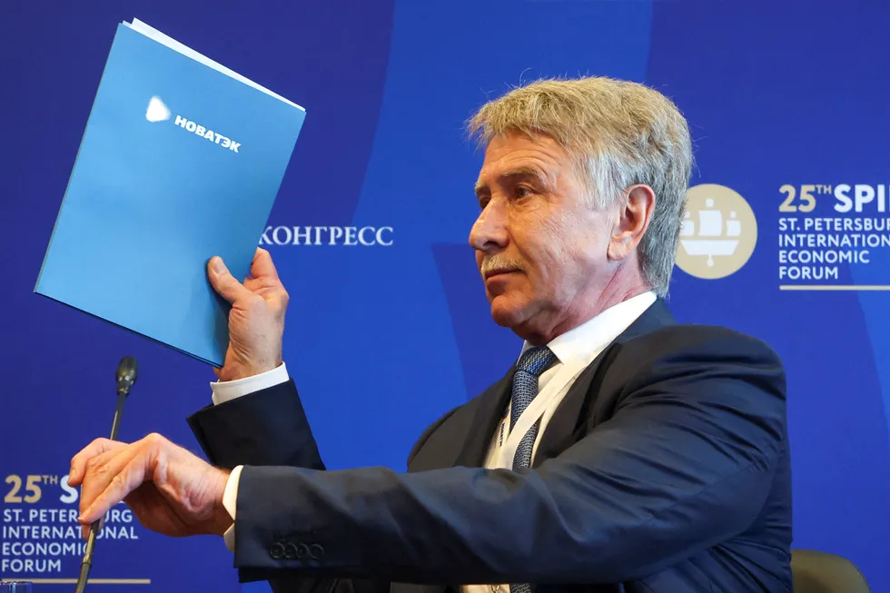 Novatek executive chairman Leonid Mikhelson.