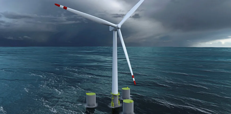 Dr Techn Olav Olsen's OO Star floating wind design