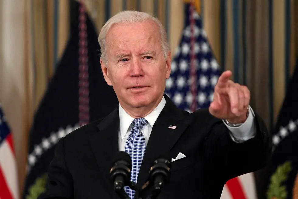 Increased pressure: US President Joe Biden announced a new round of sanctions against Russia Thursday in the wake of the invasion of Ukraine