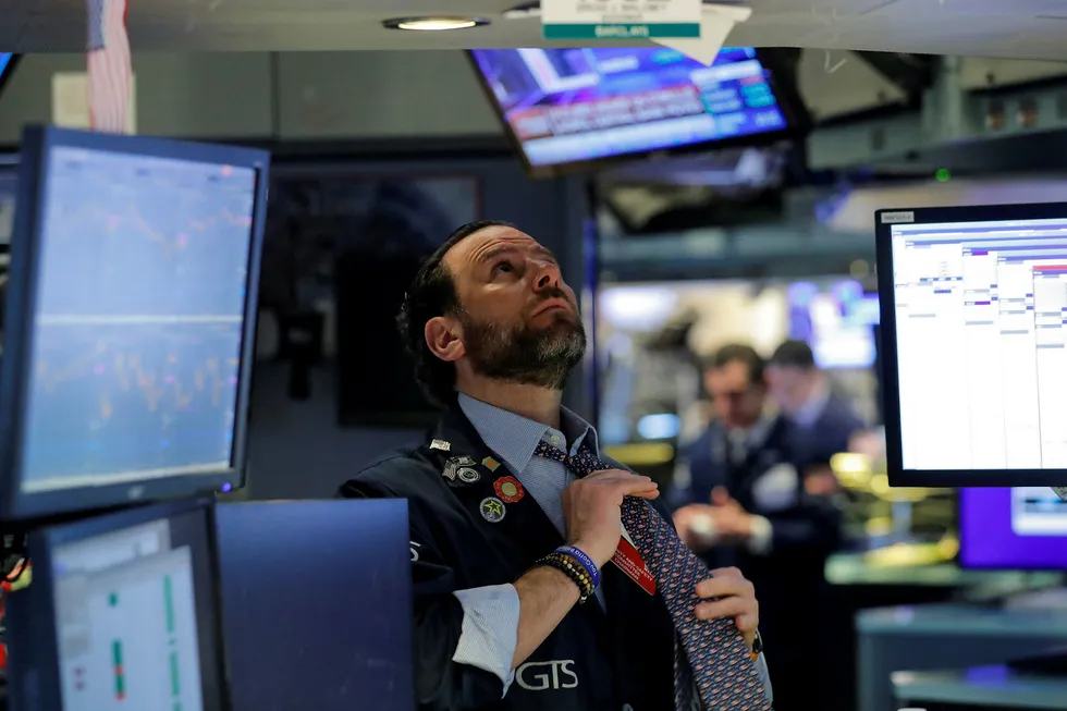 Oil price: Brent futures fell 98 cents, or 2.2%, to settle at $43.31 a barrel