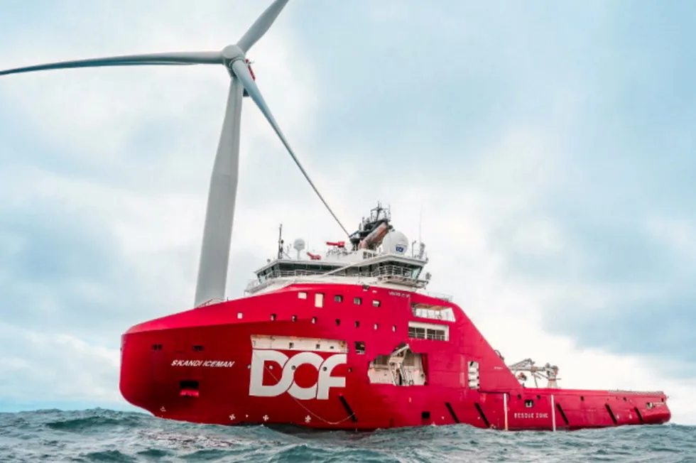 DOF's AHTS vessel Skandi Iceman.