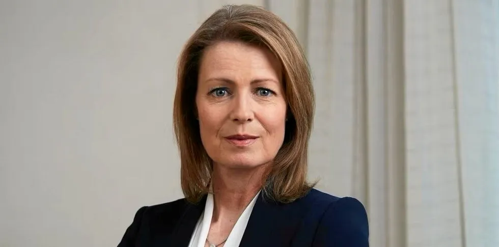 New face: Kate Thomson has been appointed BP's interim chief financial officer.