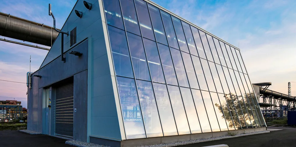 The building housing the H2Future electrolysis project in Linz.
