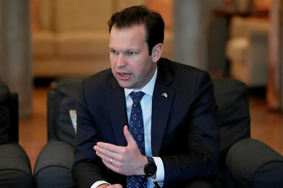 Regulations: Australia's Minister for Resources Matt Canavan.