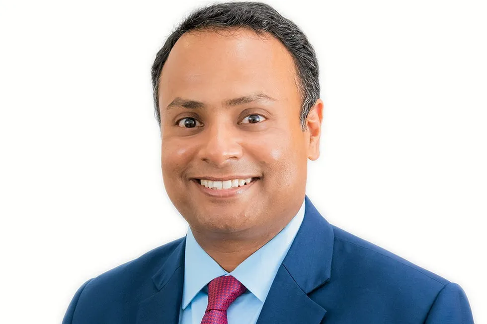 Award: Samik Mukherjee, chief operating officer of McDermott International