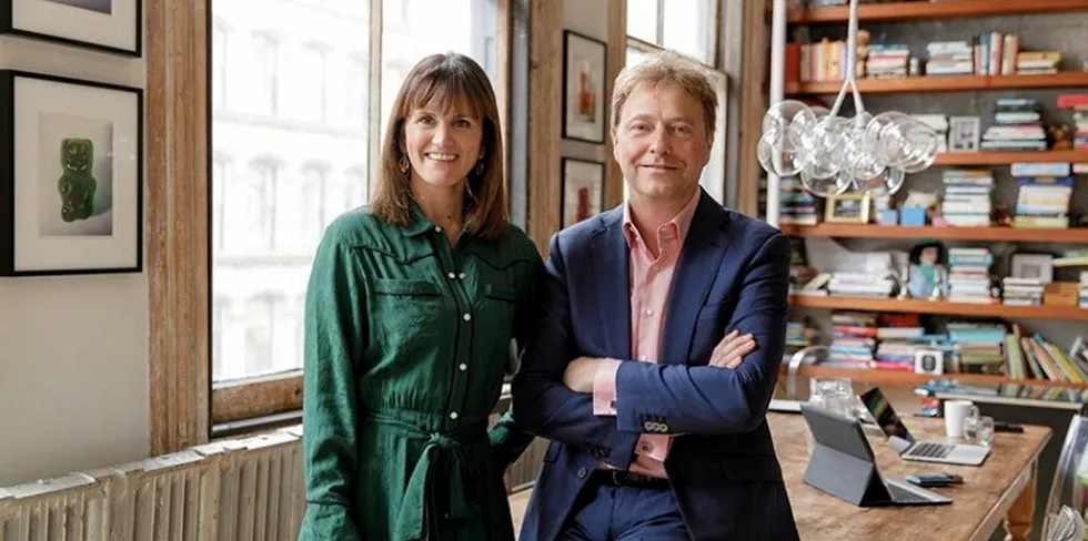 Aqua-Spark founders Amy Novogratz and Mike Velings.