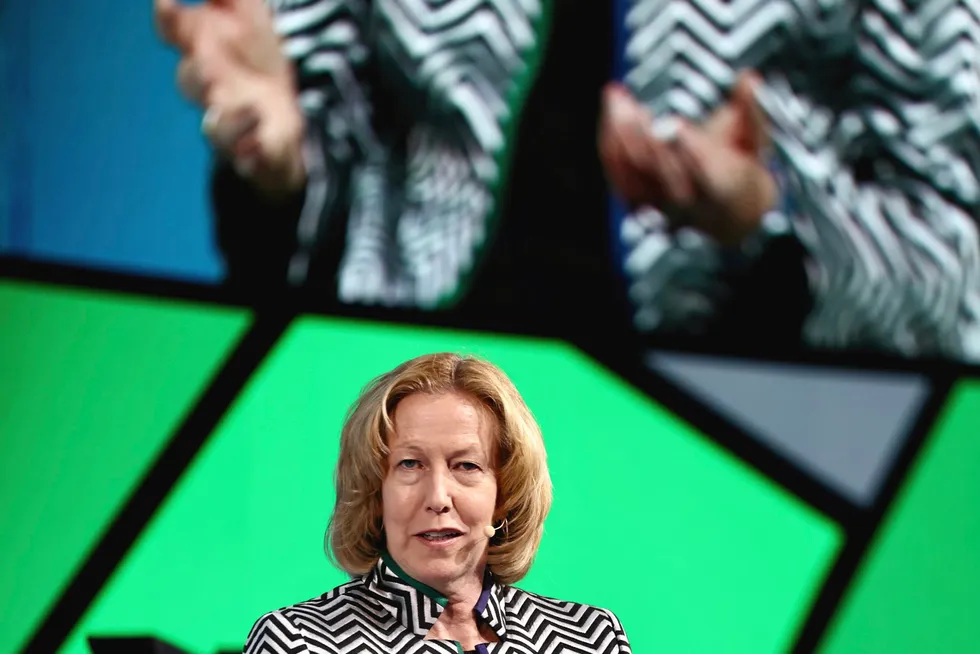 Woodside Energy chief executive Meg O’Neill at LNG2023.