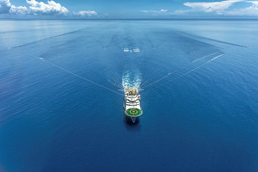 Brighter skies ahead: for seismic (pictured, CGG vessel)