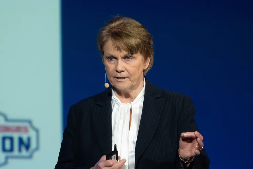 Occidental chief executive Vicki Hollub.
