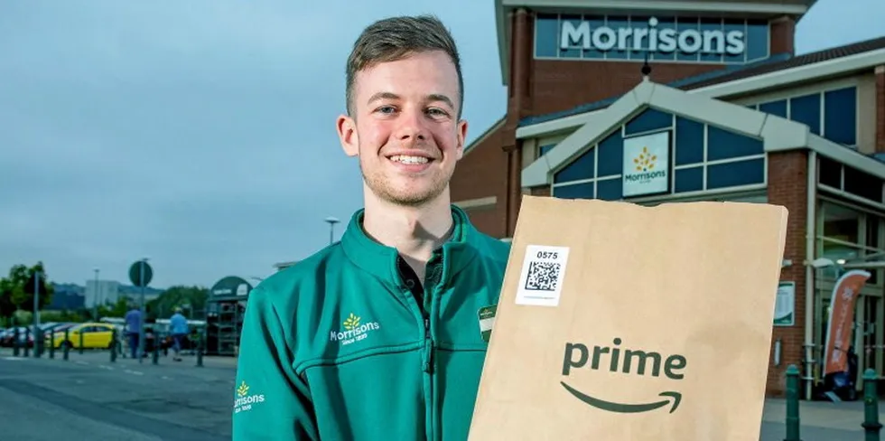 Morrisons has been on Amazon since August 2020.