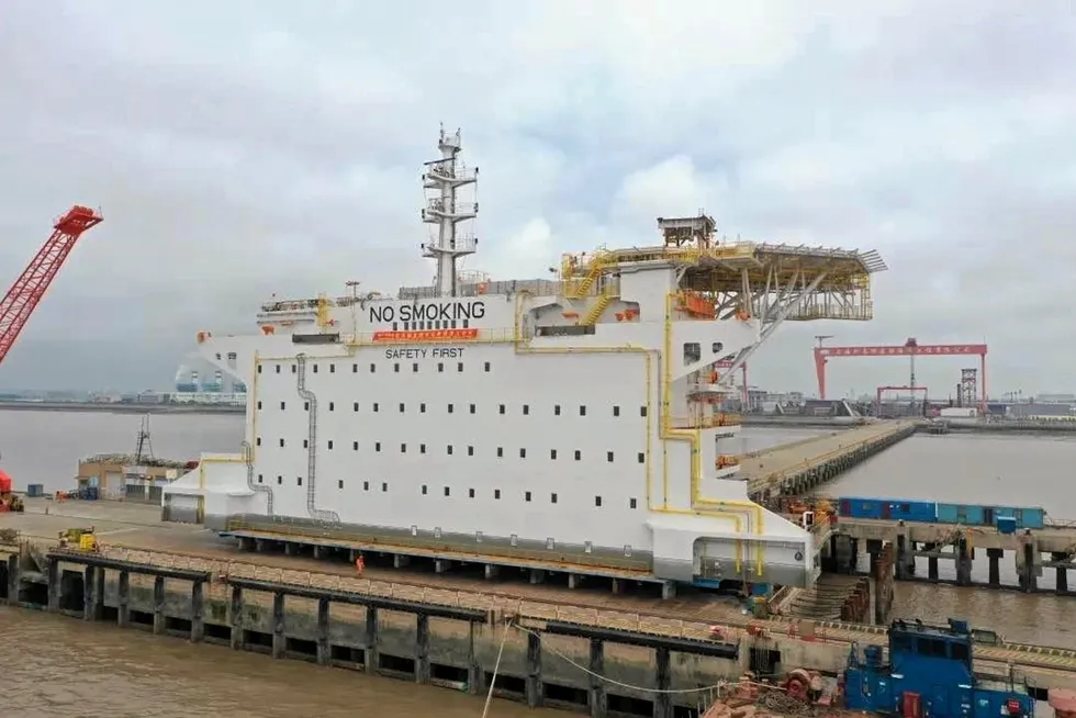 Rolling out: the living quarters at SWS' facilities at Waigaoqiao
