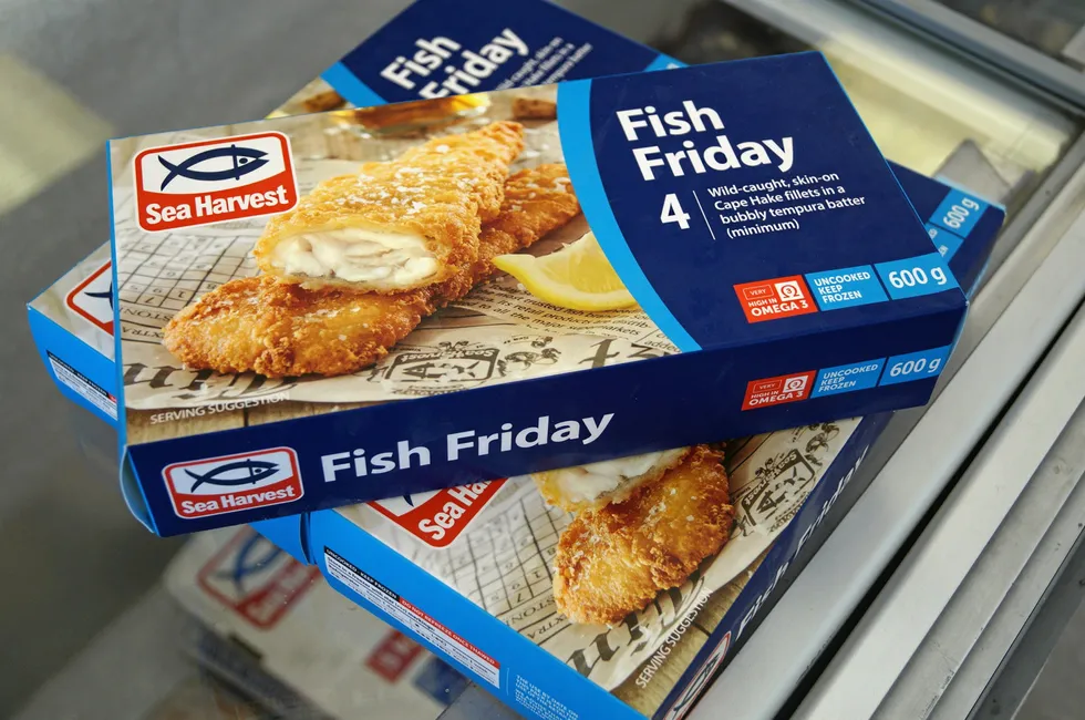 Sea Harvest Cape hake products.