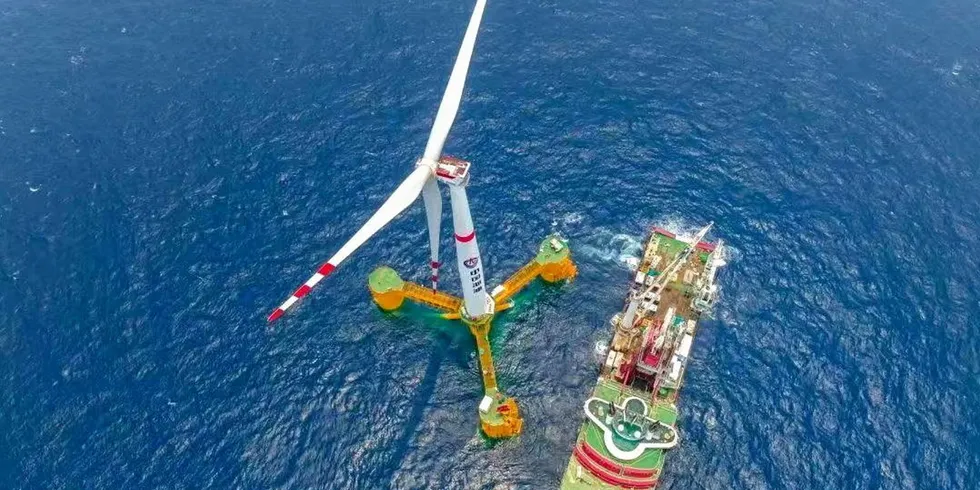On grid: Haiyou Guanlan could produce 22 million kwh per annum of green electricity.