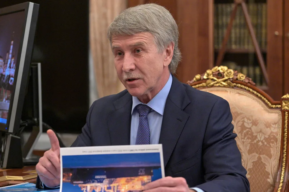 Novatek executive chairman Leonid Mikhelson.