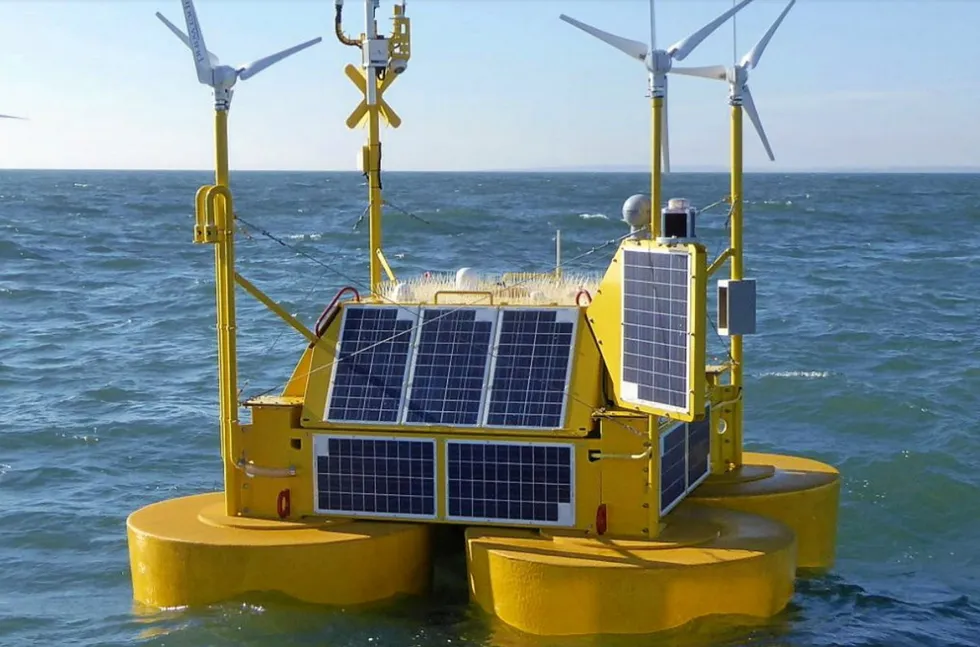 TGS. EOLOS LiDAR buoy.