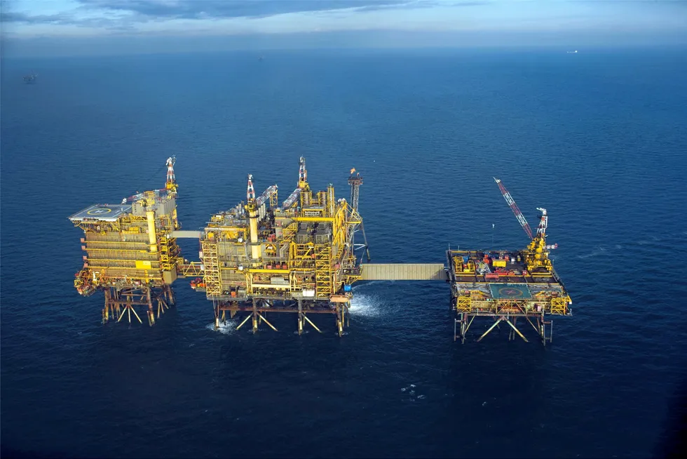 Production platform: at Spirit's Morecambe asset in the UK North Sea