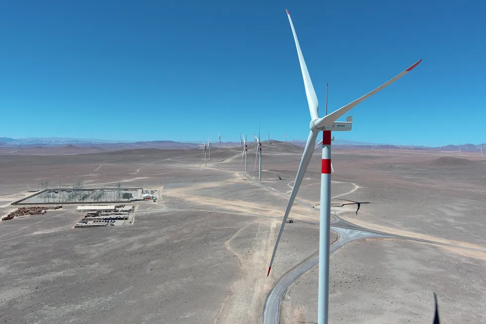 Repsol's Antofagasta Phase 1 wind project in Chile