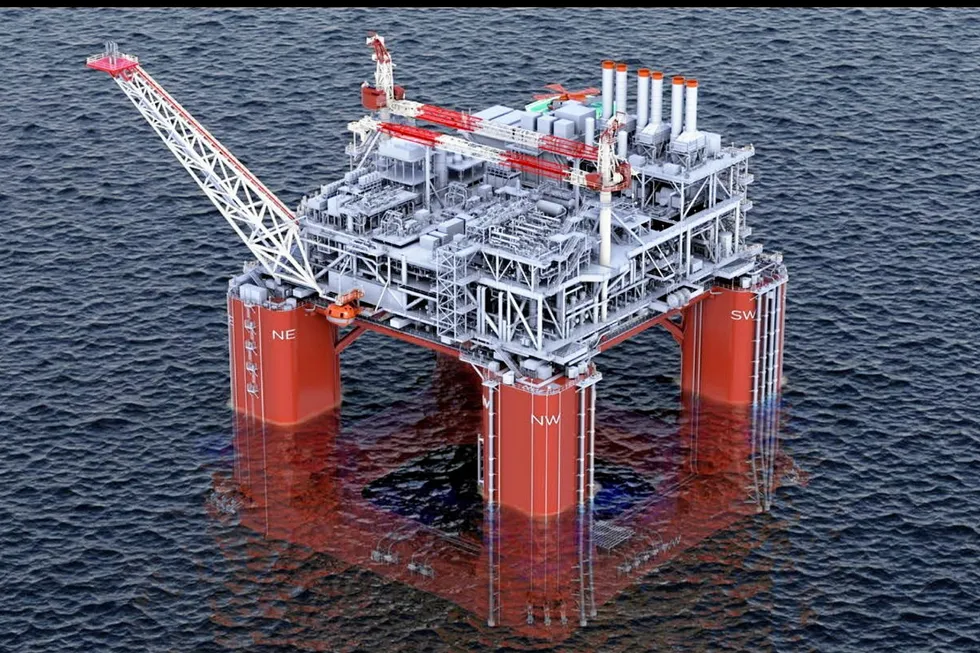 The FPU concept for Woodside Energy's Trion field offshore Mexico.