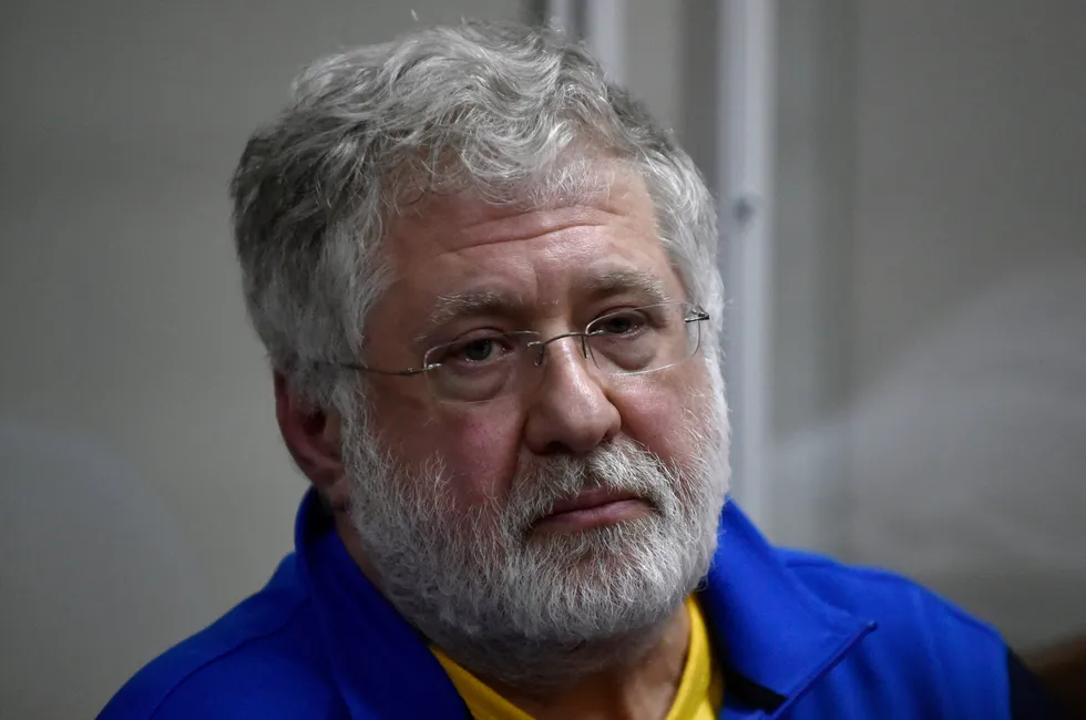 Ukrainian businessman and JKX chief shareholder Igor Kolomoysky at a court hearing in Kyiv.