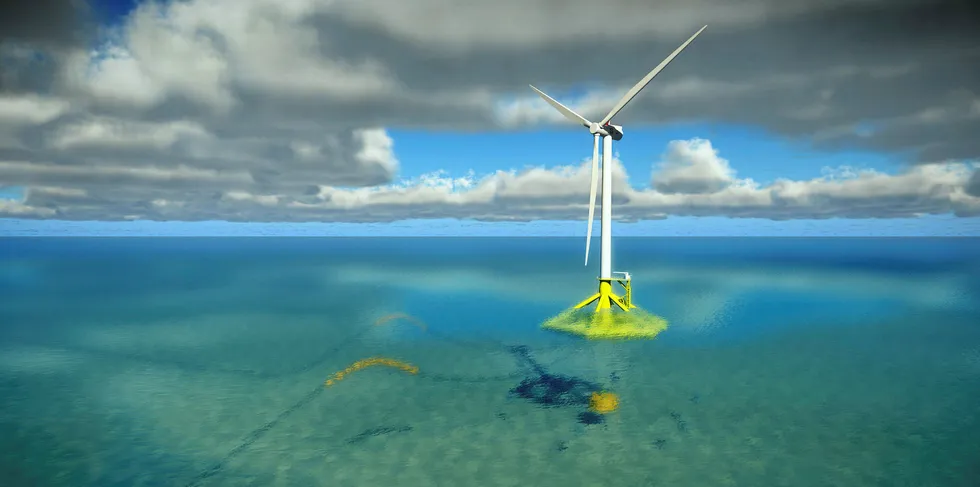 Saipem's HexaFloat floating wind concept