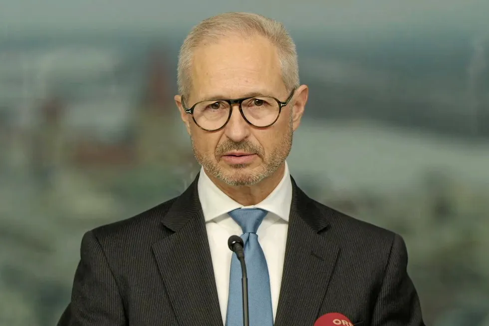 OMV chief executive Alfred Stern.