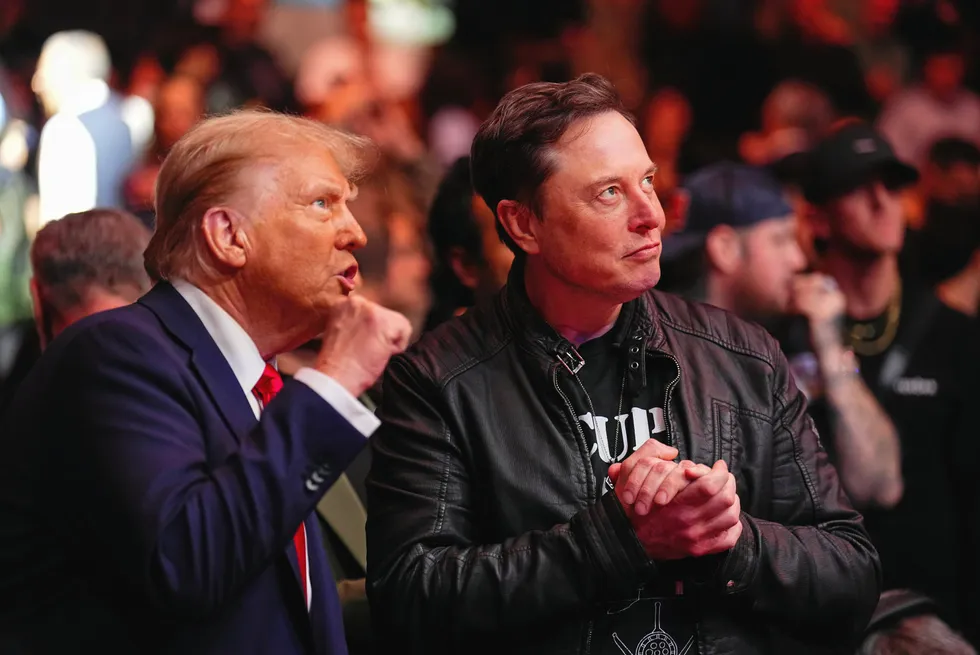 President-elect Donald Trump and Elon Musk.