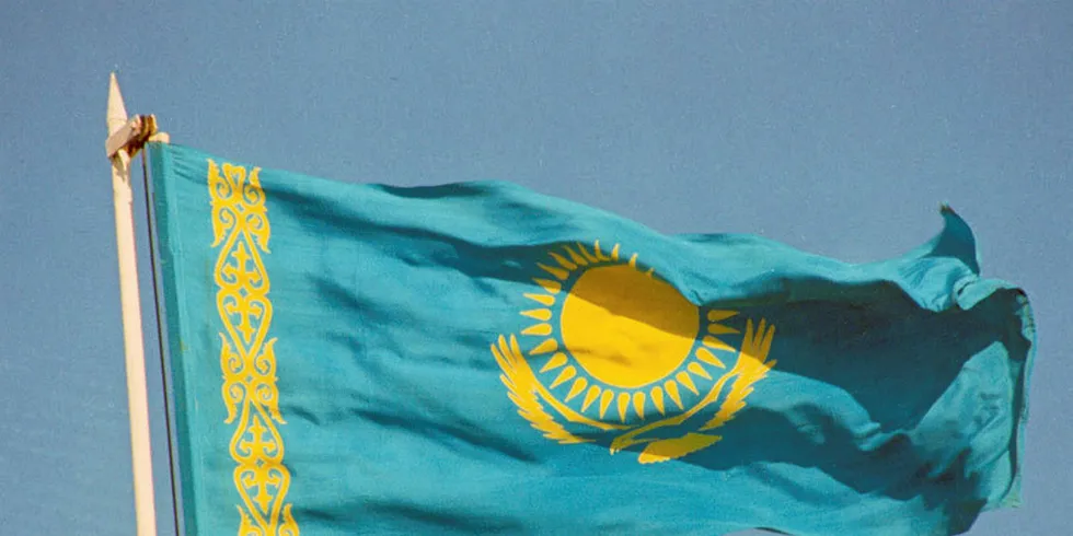 National flag of Kazakhstan