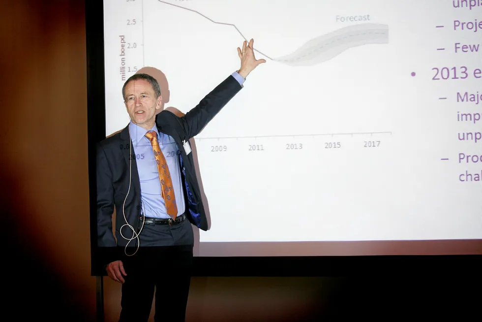 Safety: Mike Tholen, upstream policy director of Oil and Gas UK