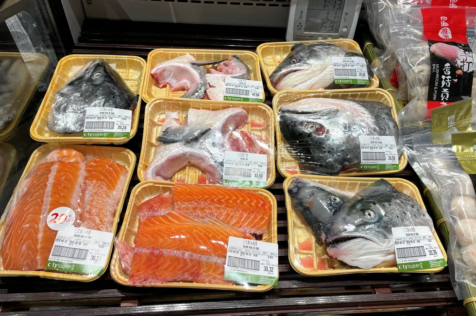 Norwegian salmon prices appear to be on the way down.