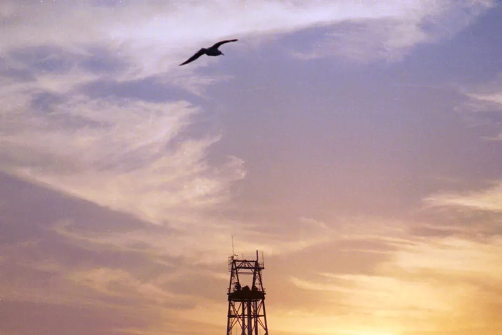 Dry hole: The semisubmersible drilling rig Dede Gorgud was contracted for the wildcat on the Zhenis block in the Caspian Sea.