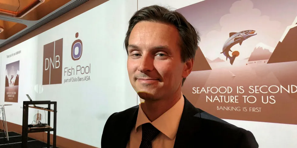DNB seafood analyst Alexander Aukner.