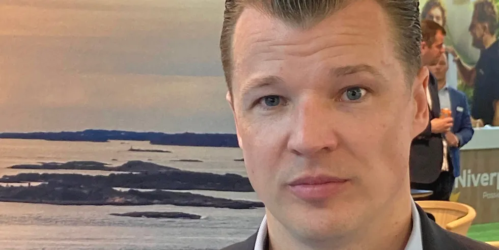 DFDS Managing Director of Logistics (Scotland) Greg van Hombergh overseas seafood shipments.