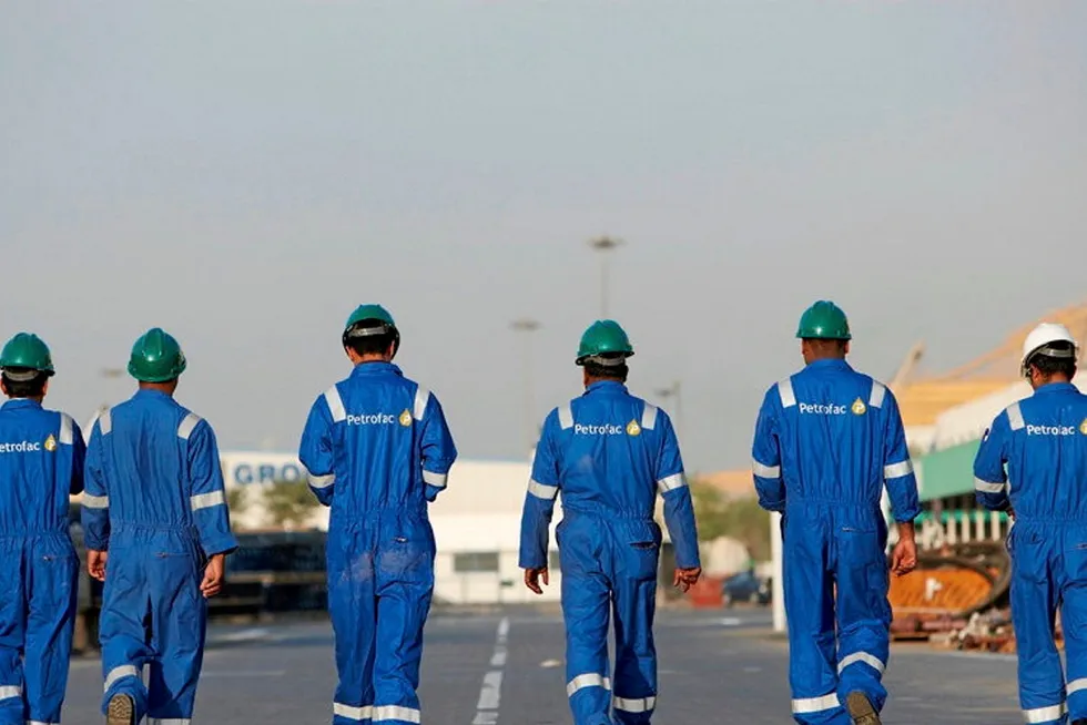 Award: Petrofac employees at work.