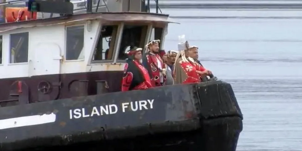 On March 25 the Gwa'sala-'Nakwaxda'xw First Nation made an announcement regarding jurisdiction and rights as management authorities in their traditional territories with or without the Canadian government.