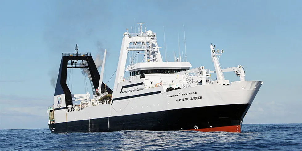 American Seafoods' Northern Jaeger is a registered vessel on both the Pacific Whiting Conservation Cooperative and the Pollock Conservation Cooperative, and it is employed in the wild yellowfin sole fisheries in Alaska.