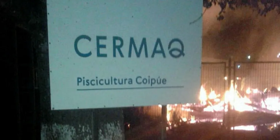 Hooded intruders reportedly fired 10 bullets before leaving protest leaflets.