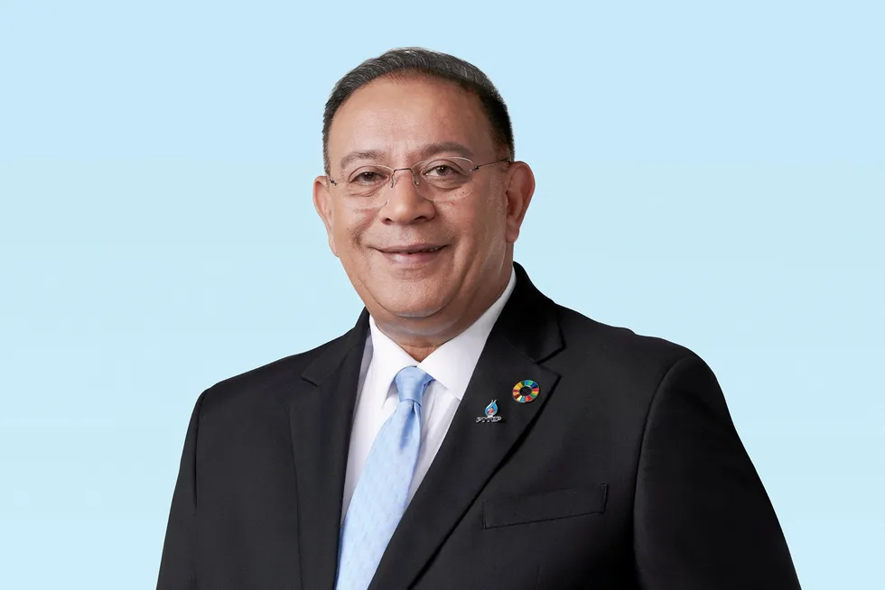 Exploration success: PTTEP chief executive Montri Rawanchaikul.
