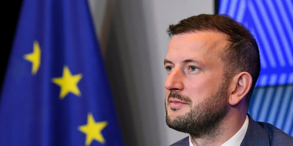 EU commissioner Virginijus Sinkevicius.