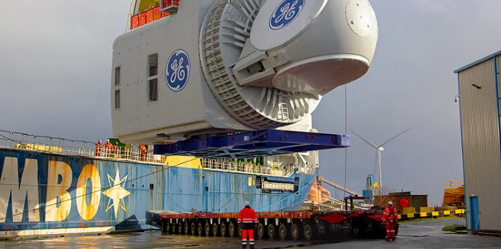 A giant Haliade-X nacelle.