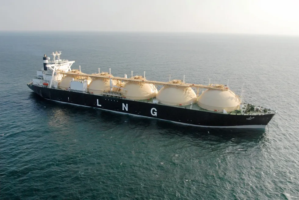 An LNG carrier operated by Adnoc L&S, a subsidiary of the Abu Dhabi National Oil Company.