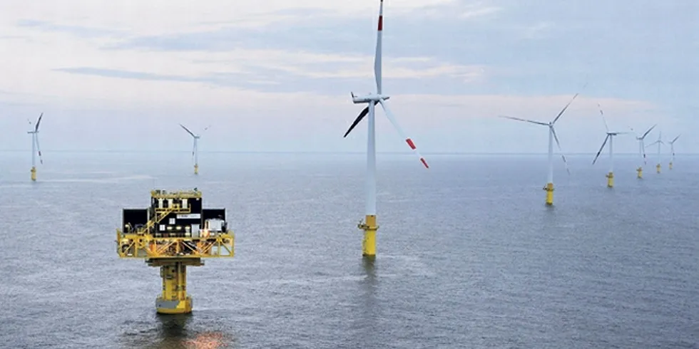 The design of offshore wind farms is dictated by site assessment. Pic: EnBW