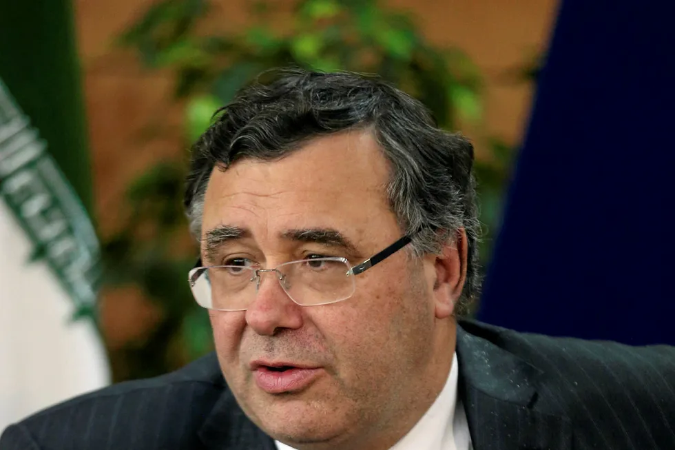 Positive intentions: Total chief executive Patrick Pouyanne