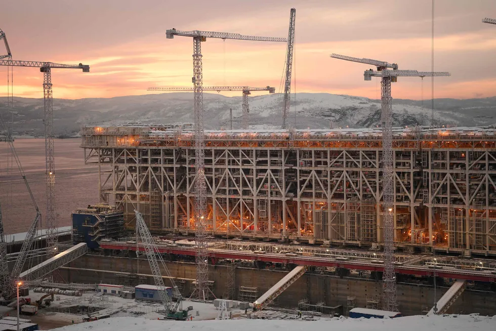 New assignment: a specialised construction yard for concrete gravity based foundations and topsides for Arctic LNG 2 trains near the village of Belokamenka in Russia’s Murmansk region
