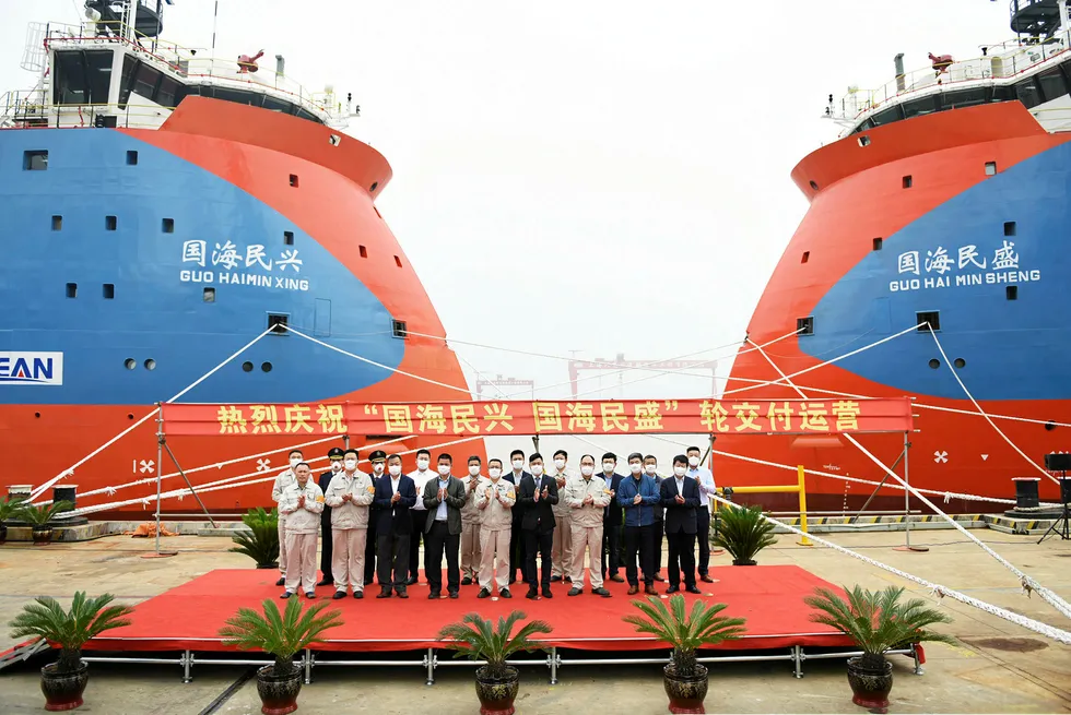 COSL charters PSVs from SinoOcean for operation off northern China