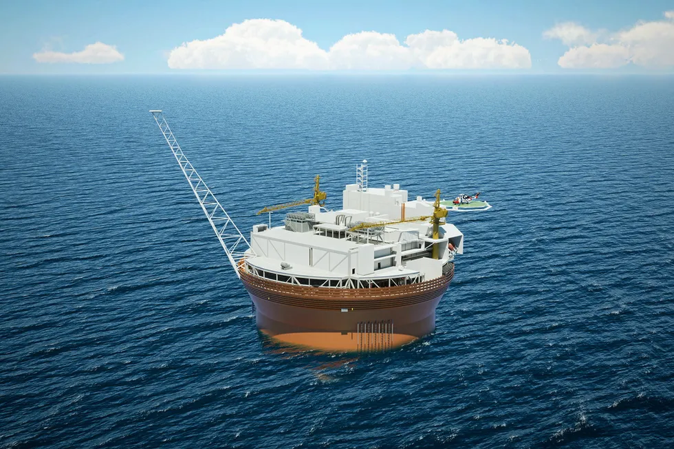 In the round: Equinor has been looking at a cylindrical FPSO design for Wisting