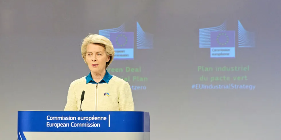 European Commission President Ursula von der Leyen.
