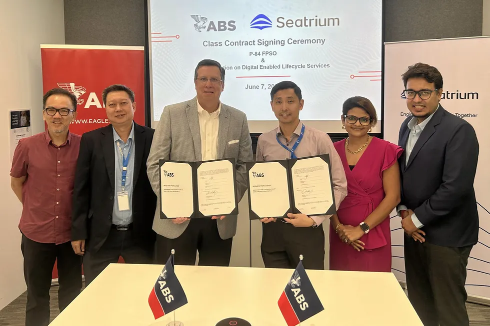 ABS and Seatrium sign class contract for P-84 and P-85 FPSOs.